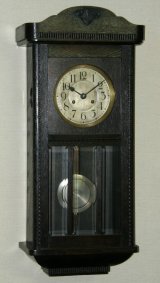画像: 独）KIENZLE（キンツレ）／７インチスリゲル掛け時計／完動品
